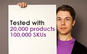 20 000 products and 100 000 SKUs
