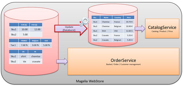Magelia WebStore - Data update